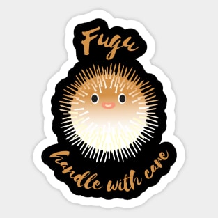 Fugu Blowfish Puffer Fish Sticker